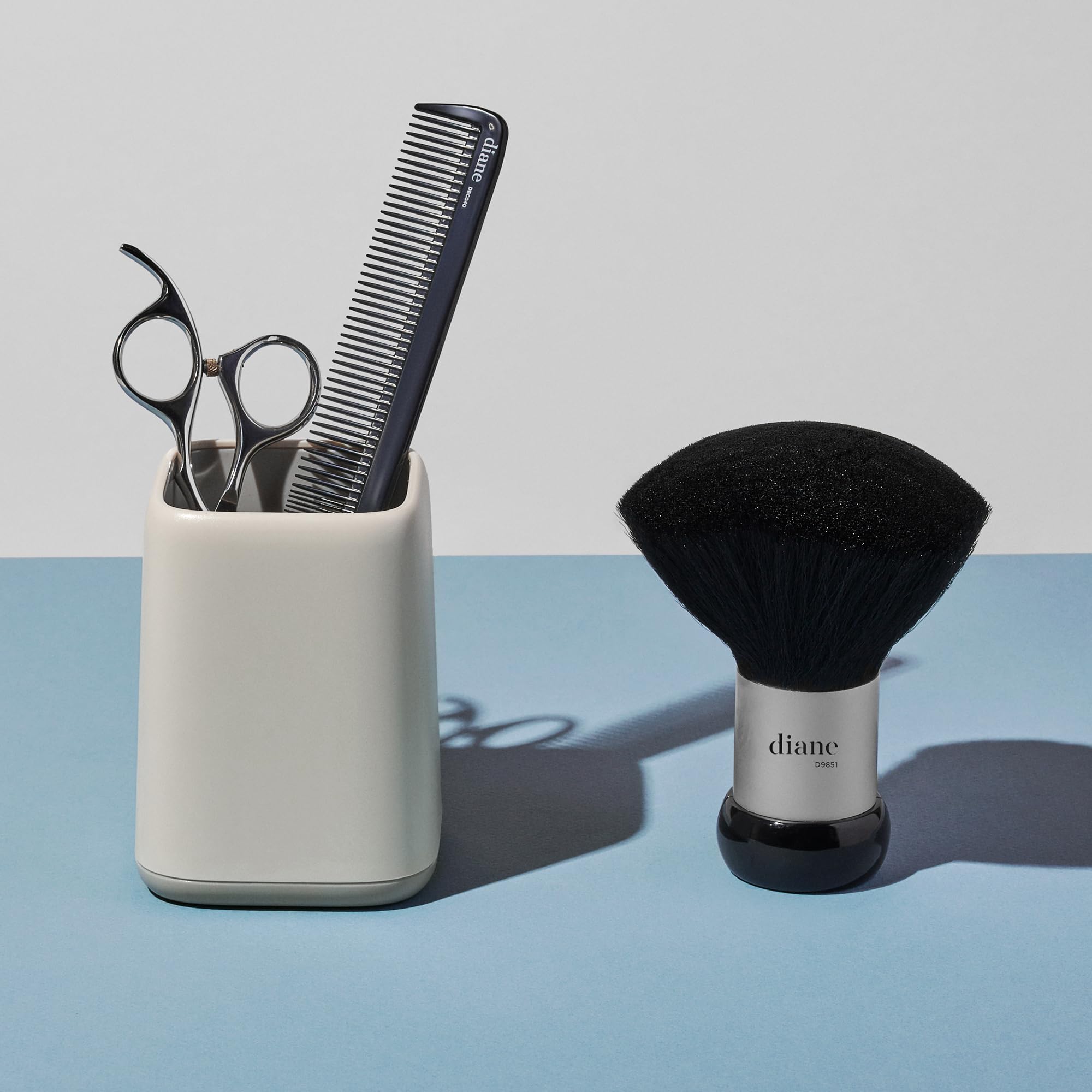 Diane Neck Duster, Black and Gold